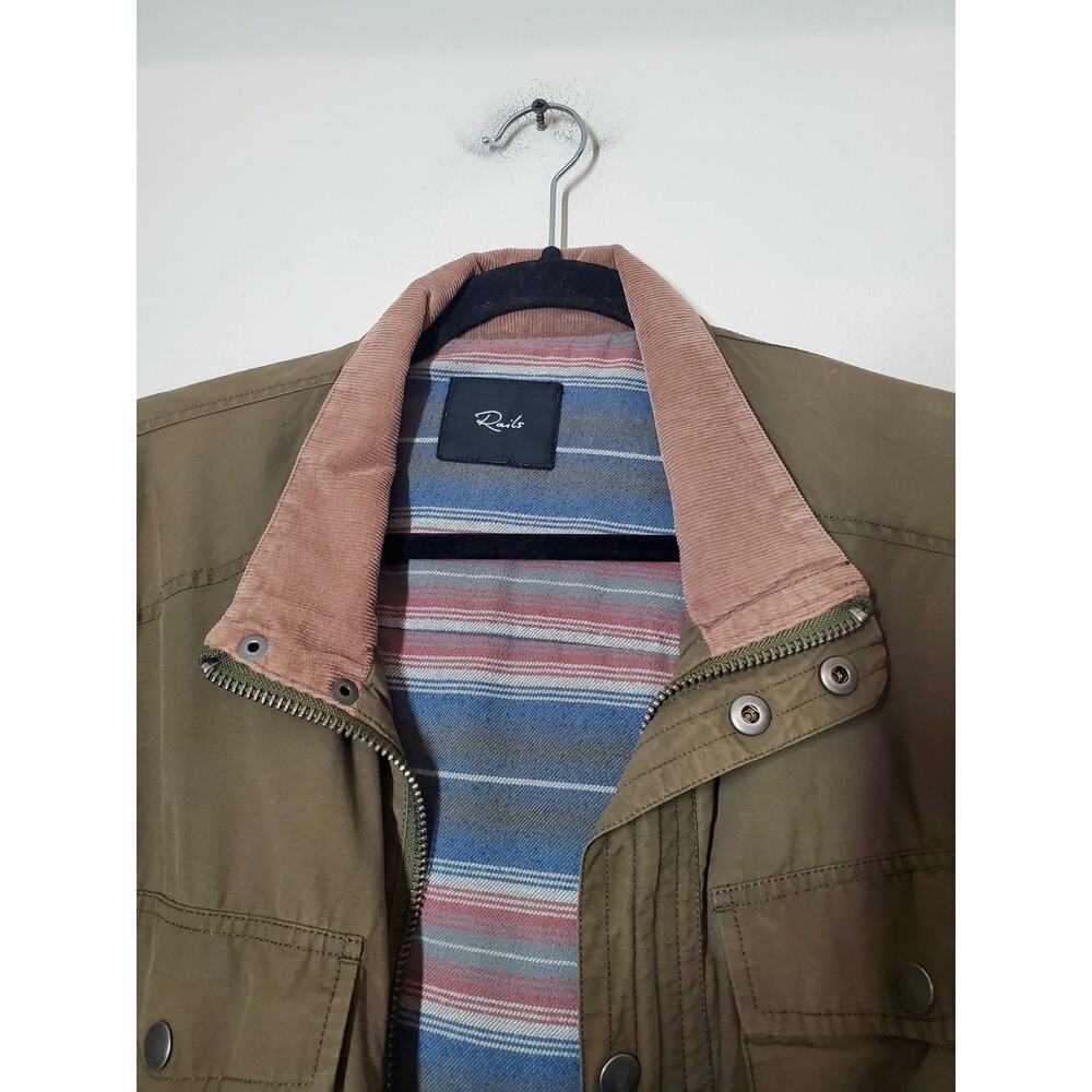 Rails Mens Large Porter Lined Field Jacket Olive … - image 2